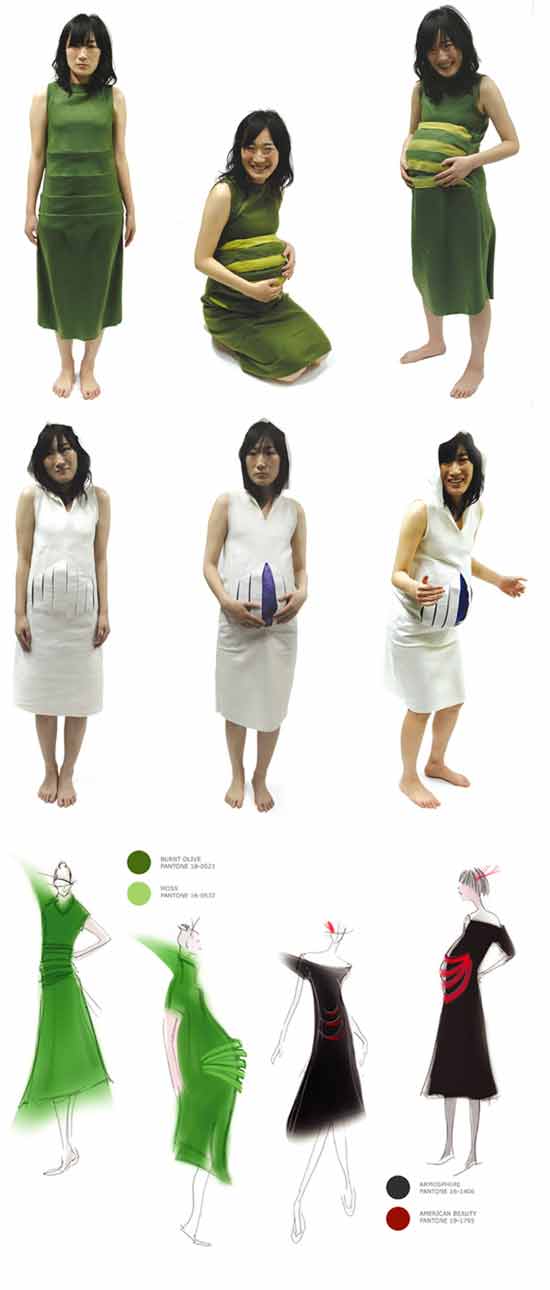 Модная идея: Платья с секретом для беременных