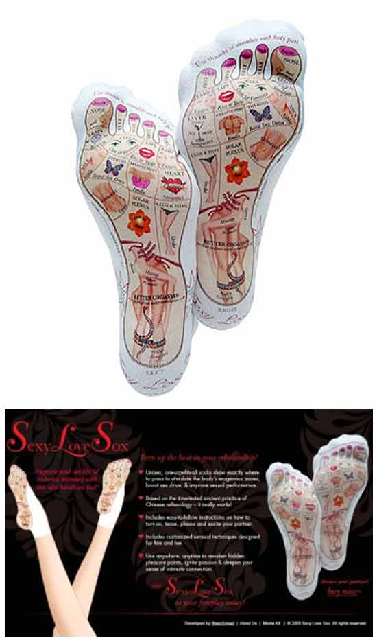 Оригинальная идея подарка для влюбленных: сексуальные носки Sexy Love Socks