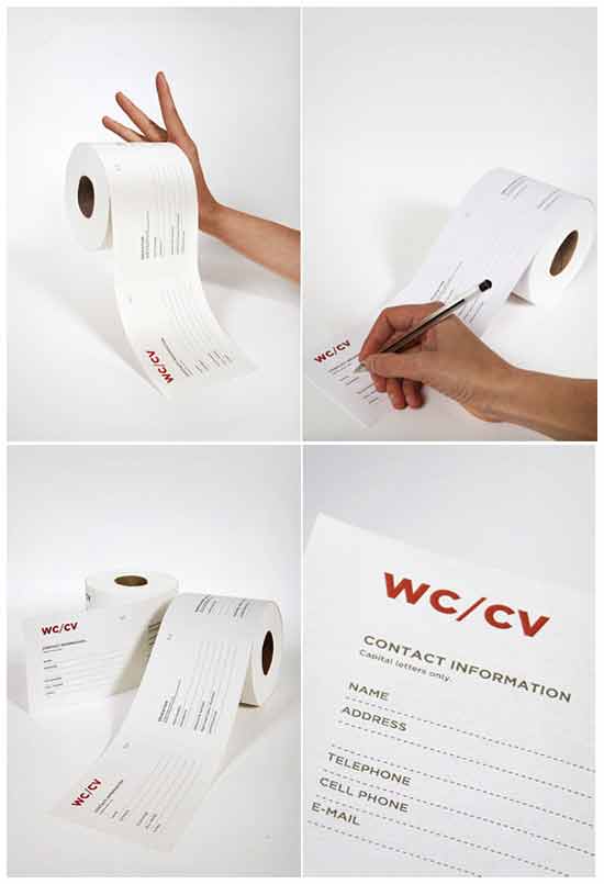 Туалетная бумага для резюме