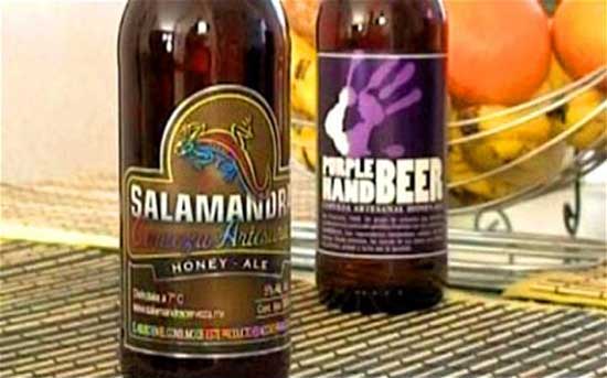 Небольшая пивоварня Minerva из Мексики вывела на рынок новый пивной бренд Salamandra и Purple Hand, который позиционируется как пиво для гомосексуалистов. 