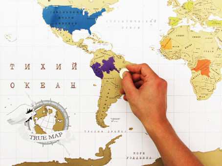 стиральная карта мира