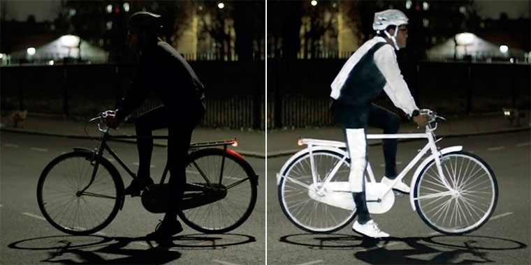 Бизнес-идея №5305. Светящийся спрей для ночной защиты велосипедистов