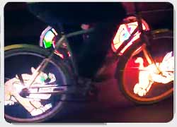 Бизнес идея № 4189. Анимационные гифы: новая подсветка для колес велосипедов