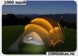 Бизнес-идея № 3057. Палатка заряжающая гаджеты для туристов