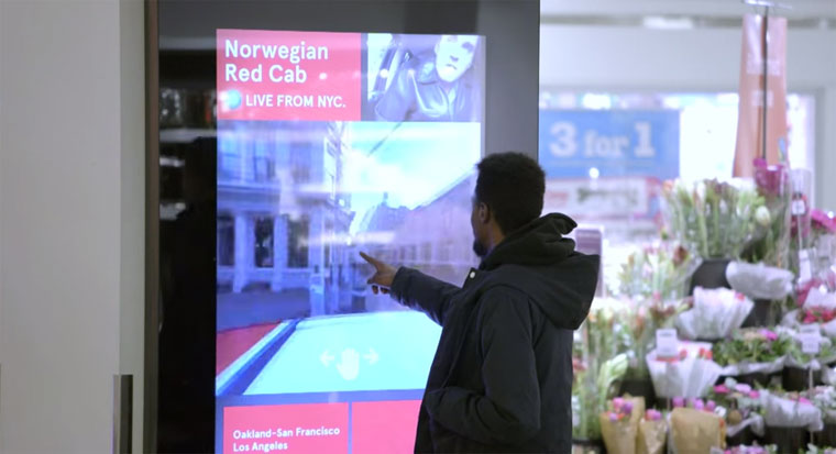 Рекламная идея №5156. Норвежская авиакомпания устроила виртуальную экскурсию по Манхэттену