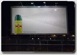 Рекламная идея №4129. Наглядная реклама средства от насекомых