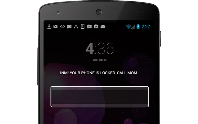 Мобильное приложение блокирует телефон ребенка не перезвонившего маме