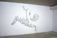 Baptiste Debombourg и картины из скобок для степлера