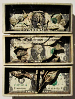 Необычные гравюры на долларах Скотта Кэмпбелл