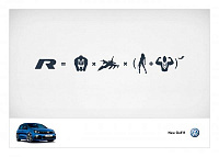 Оригинальная реклама автомобилей Volkswagen