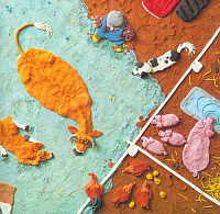 Удивительные пластилиновые иллюстрации Барбары Рейд