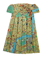 Необычная одежда из карт Elisabeth Lecourt