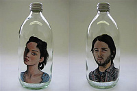 Оригинальные портреты на бутылках Мэганн Патерсон