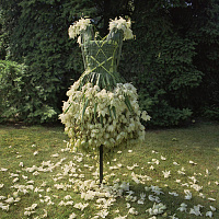 Nicole Dextras и одежда из цветов и травы