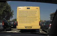 Автобус как рекламная поверхность