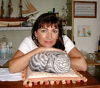 Ernestina Gallina и рисунки на камнях